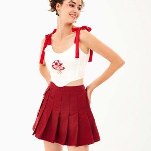 Lace Crop Corset + Skirt Set